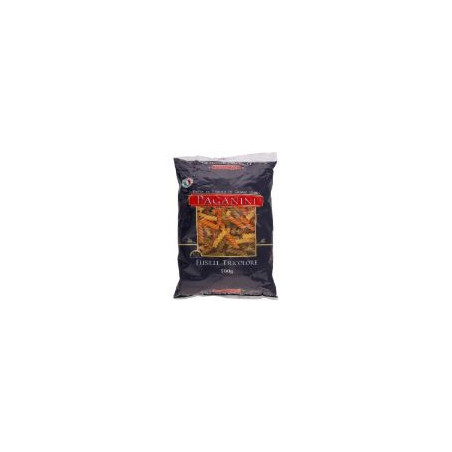 MACARRÃO DE SÊMOLA GRANO DURO TRICOLORE FUSILLI PAGANINI PACOTE 500G