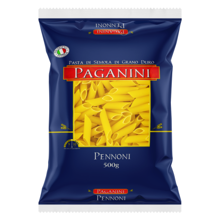 MACARRÃO DE SÊMOLA GRANO DURO PENNONI PAGANINI PACOTE 500G