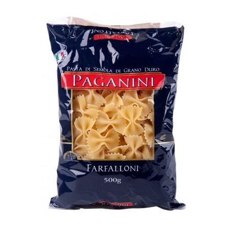 MACARRÃO DE SÊMOLA GRANO DURO FARFALLONI PAGANINI PACOTE 500G