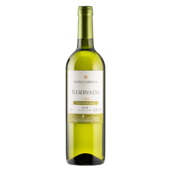 VINHO CHILENO BRANCO SECO RESERVADO SANTA CAROLINA SAUVIGNON BLANC VALLE CENTRAL GARRAFA 750ML