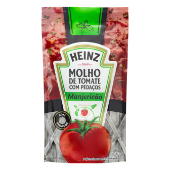 MOLHO DE TOMATE COM MANJERICÃO HEINZ SACHÊ 240G