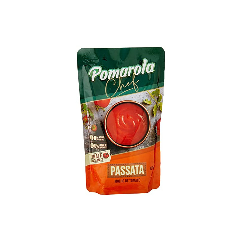 MOLHO DE TOMATE PASSATA POMAROLA CHEF SACHÊ 300G