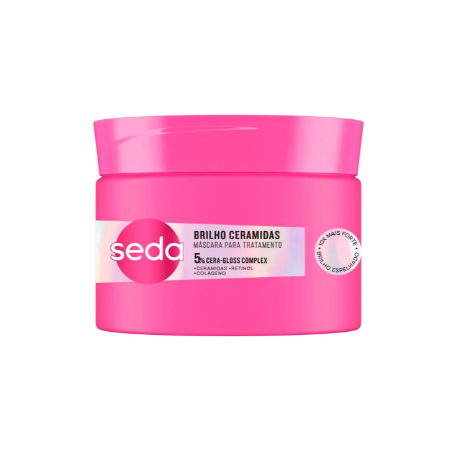 MÁSCARA DE TRATAMENTO SEDA BRILHO CERAMIDAS POTE 300G