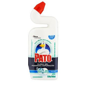 DESINFETANTE CLORO GEL MARINE PATO PODEROSA ESPUMAÇÃO SQUEEZE 500ML