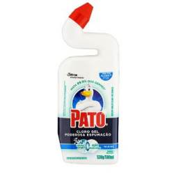 DESINFETANTE CLORO GEL MARINE PATO PODEROSA ESPUMAÇÃO SQUEEZE 500ML