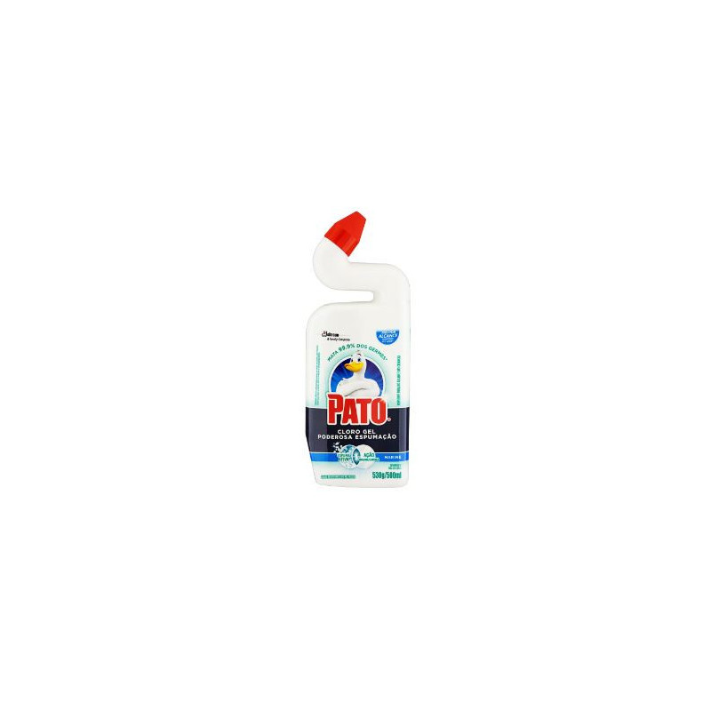 DESINFETANTE CLORO GEL MARINE PATO PODEROSA ESPUMAÇÃO SQUEEZE 500ML