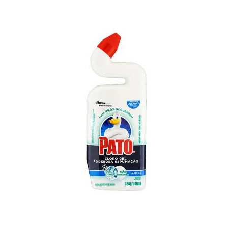 DESINFETANTE CLORO GEL MARINE PATO PODEROSA ESPUMAÇÃO SQUEEZE 500ML