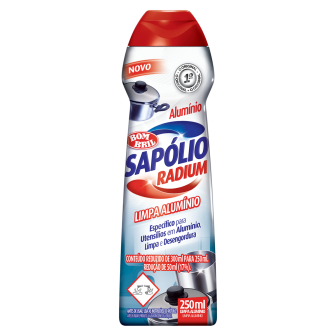LIMPA ALUMÍNIO SAPÓLIO RADIUM SQUEEZE 250ML