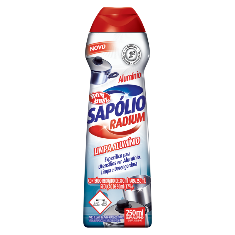 LIMPA ALUMÍNIO SAPÓLIO RADIUM SQUEEZE 250ML