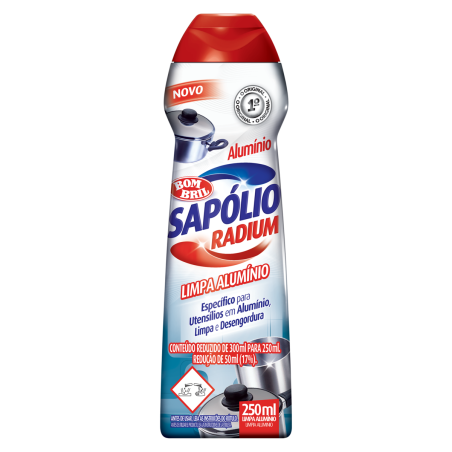 LIMPA ALUMÍNIO SAPÓLIO RADIUM SQUEEZE 250ML