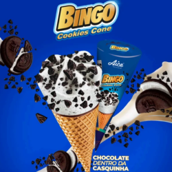 SORV AICE BINGO CONE 65G COOKIES