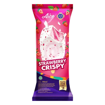 SORV AICE 55G STRAWBERRY CRISPY