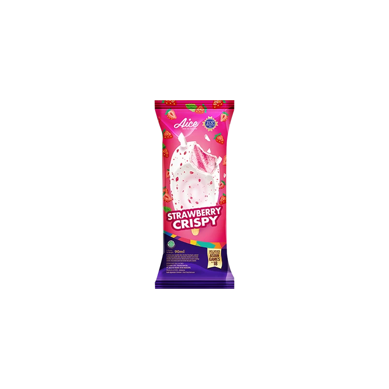 SORV AICE 55G STRAWBERRY CRISPY