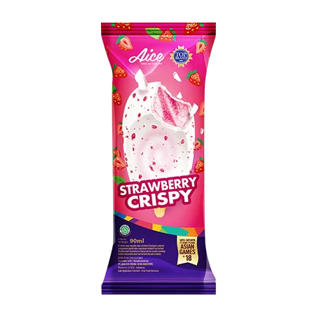 SORV AICE 55G STRAWBERRY CRISPY