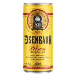 CERVEJA PILSEN PURO MALTE EISENBAHN LATA 269ML