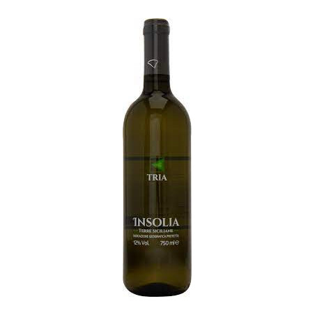 VINHO ITALIANO TRIA INSOLIA 750ML BRANCO