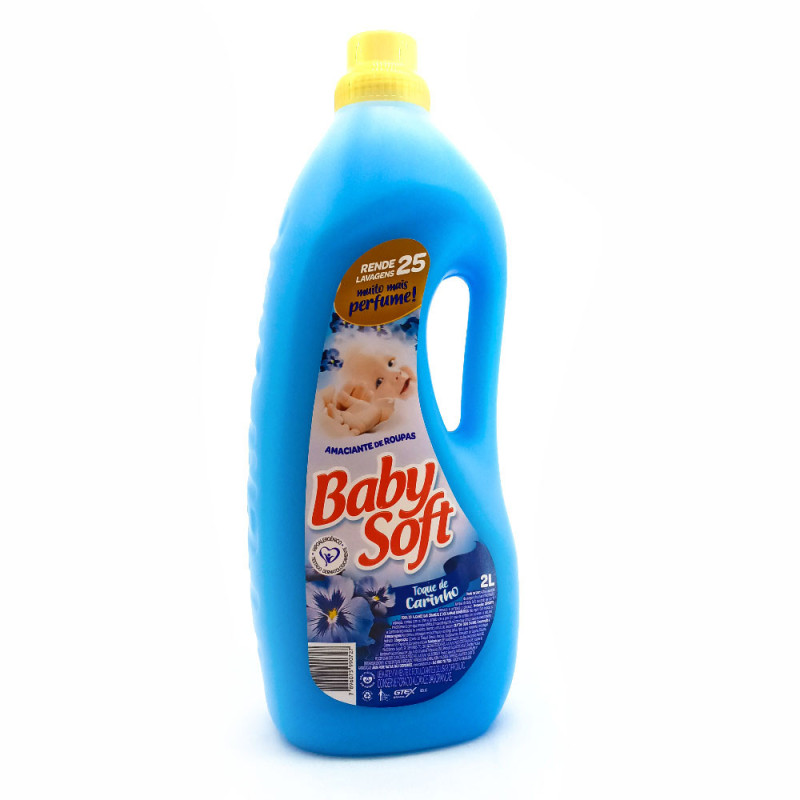 AMACIANTE DE ROUPA DILUÍDO TOQUE DE CARINHO BABY SOFT FRASCO 2L