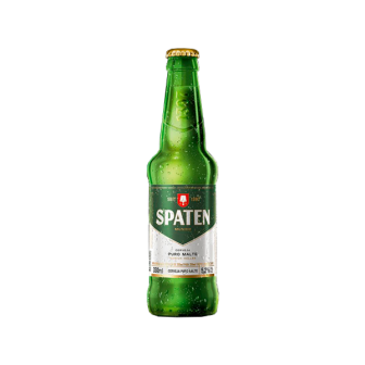 CERVEJA MUNICH HELLES PURO MALTE SPATEN GARRAFA 330ML