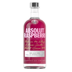 VODKA DESTILADA SABORIZADA RASPBERRI ABSOLUT GARRAFA 750ML