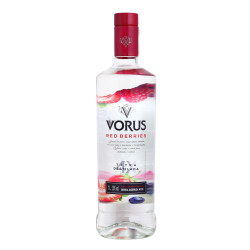 VODKA TETRADESTILADA RED BERRIES VORUS GARRAFA 1L