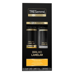 KIT SHAMPOO 350ML + CONDICIONADOR 175ML TRESEMMÉ BRILHO LAMELAR