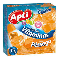 GELATINA APTI VIT 20G PESSEGO