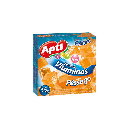 GELATINA APTI VIT 20G PESSEGO