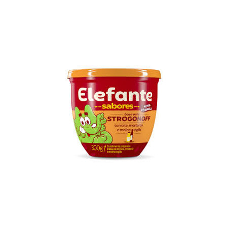 EXTRATO DE TOMATE BASE PARA STROGONOFF ELEFANTE SABORES POTE 300G