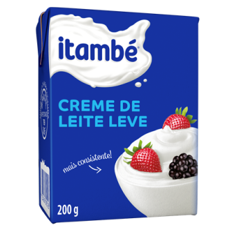 CREME DE LEITE UHT LEVÍSSIMO HOMOGENEIZADO ITAMBÉ CAIXA 200G