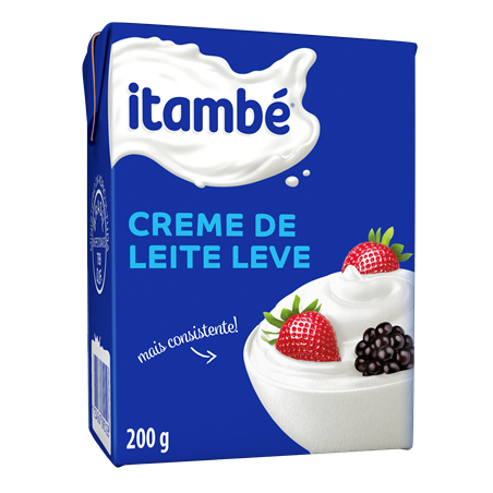 CREME DE LEITE UHT LEVÍSSIMO HOMOGENEIZADO ITAMBÉ CAIXA 200G