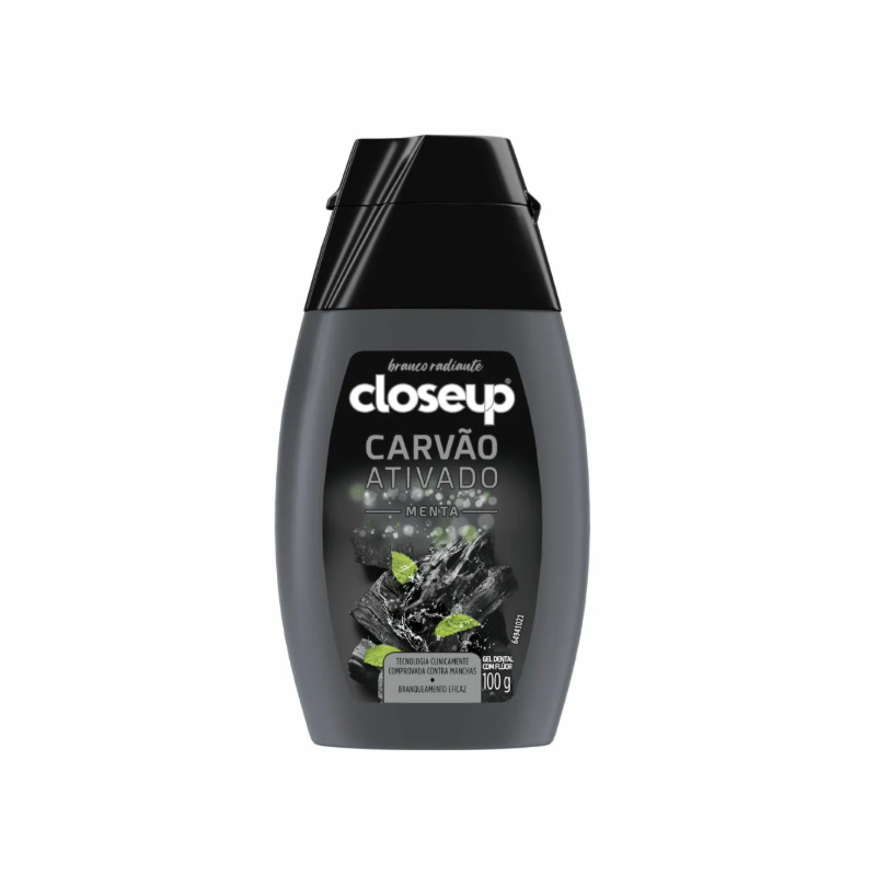 GEL DENTAL CLOSEUP 100G C/FLUOR CARVAO ATIVADO MENTA