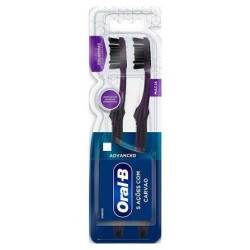 ESCOVA DENTAL MACIA ORAL-B 3D WHITE 2 UNIDADES