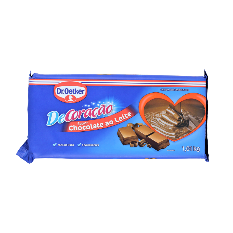 BARRA CHOC DR OETKER COB AO LEITE 1,01KG