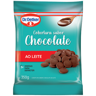 COBERTURA EM MOEDAS CHOCOLATE AO LEITE DR. OETKER PACOTE 350G