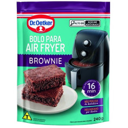 MISTURA DE BOLO OETKER AIR FRYER 240G BROWNIE