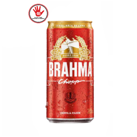 CHOPP LAGER BRAHMA LATA 269ML C/15un