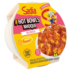 PRATO PTO SADIA HOT BOWLS NHOQUE MOLHO BOLONHESA 300G