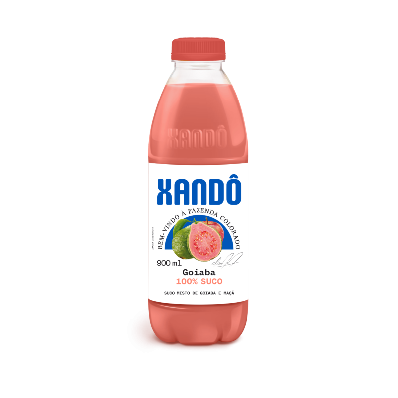SUCO GOIABA XANDÔ GARRAFA 900ML