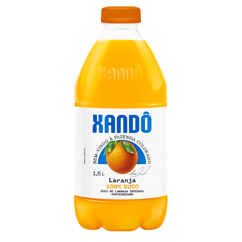 SUCO INTEGRAL LARANJA XANDÔ GARRAFA 1,5L