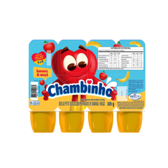 CHAMBINHO PETIT SUISSE 320G MACA E BANANA