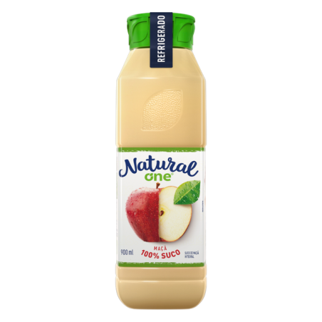 SUCO INTEGRAL MAÇÃ NATURAL ONE REFRIGERADO GARRAFA 900ML