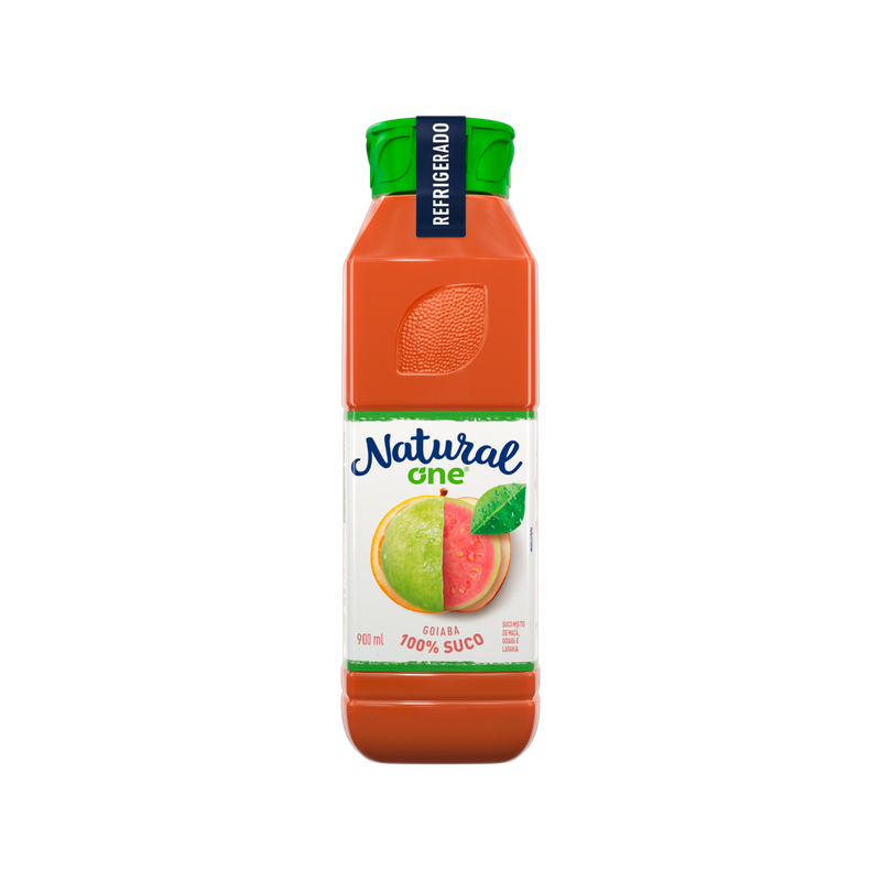 SUCO GOIABA NATURAL ONE REFRIGERADO GARRAFA 900ML