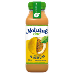 BEBIDA MARACUJÁ E MAÇÃ NATURAL ONE AMBIENTE GARRAFA 300ML