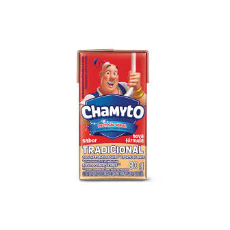 PACK LEITE FERMENTADO DESNATADO TRADICIONAL CHAMYTO CAIXA 6 UNIDADES 80G CADA
