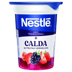 IOGURTE PARCIALMENTE DESNATADO TRADICIONAL CALDA FRUTAS VERMELHAS NESTLÉ COPO 150G