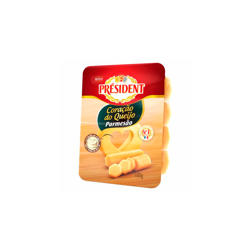 QUEIJO PARMESÃO CILINDRO PRÉSIDENT 180G