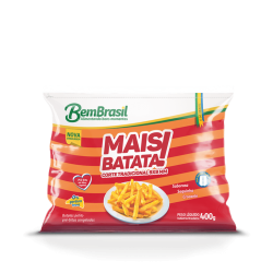 BATATA PRÉ-FRITA PALITO CONGELADA BEM BRASIL MAIS BATATA! PACOTE 400G