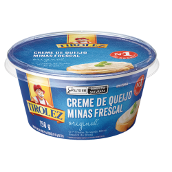 CREME DE QUEIJO MINAS FRESCAL ORIGINAL TIROLEZ POTE 150G
