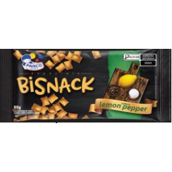 SALGADINHO DE TRIGO LEMON PEPPER PANCO BISNACK ESPECIAIS PACOTE 80G