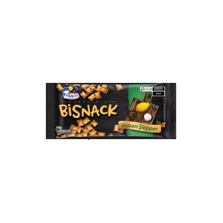 SALGADINHO DE TRIGO LEMON PEPPER PANCO BISNACK ESPECIAIS PACOTE 80G